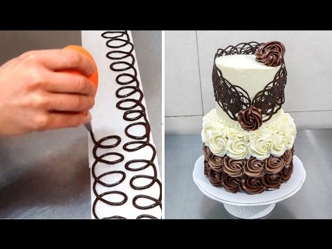 Chocolate Decoration Cake by CakesStepbyStep