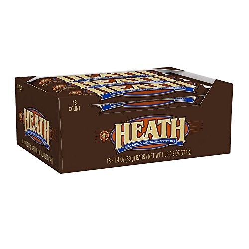 Heath Toffee Bar, 1.4 Ounce (Pack of 18)