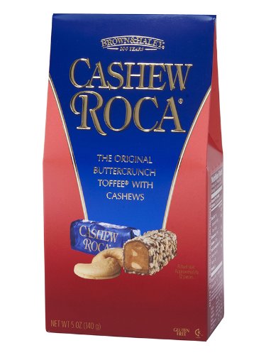 5 oz CASHEW ROCA Stand-up Box – Case of 8 boxes