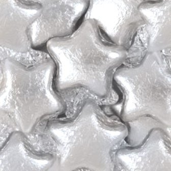 Silver Milk Chocolate Stars (1/2 Lb – Approx 22 Pcs)
