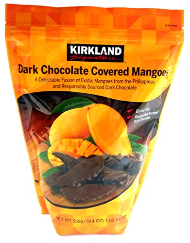 Kirkland Signature Dark Chocolate Covered Mangoes,19.4 Oz