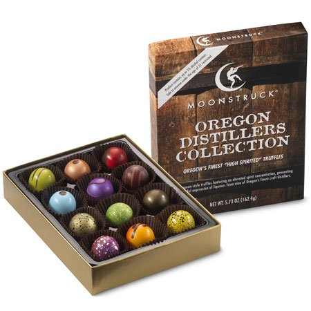 Moonstruck Chocolate 12-pc Oregon Distillers Collection