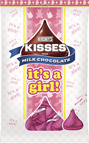Hershey’s Kisses Milk Chocolate, It’s a Girl, 7-Ounce Packages (Pack of 6)