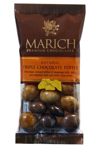 Marich Triple Chocolate Toffee 2.3oz (12-pack)