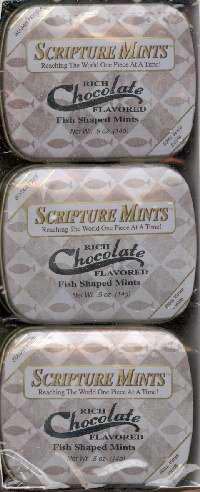 Fish Mints Pocket Tin Chocolate Candy