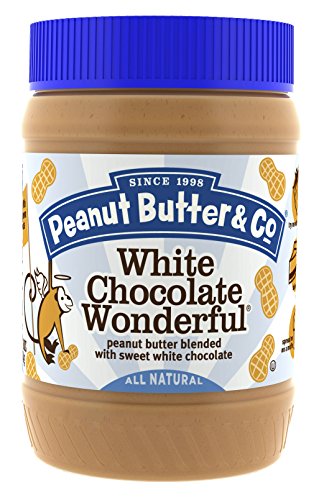 Peanut Butter & Co. Peanut Butter, White Chocolate Wonderful, 16-Ounce Jars (Pack of 6)