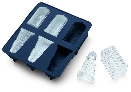Doctor Who Silicone Ice Cube Tray Tardis and Daleks