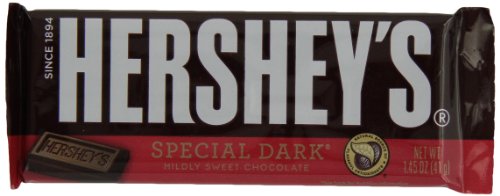 Hershey’s Special Dark Chocolate Bar, 1.45-Ounce Bars (Pack of 36)