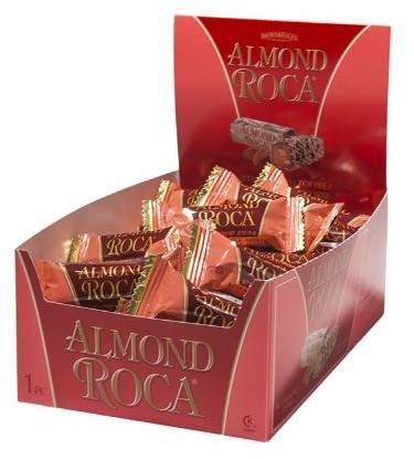 1 piece ALMOND ROCA - 48 Piece Caddy | Best Chocolate Shop