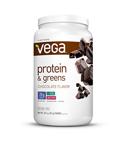 Vega Protein & Greens, Chocolate, Tub, 28.7 oz