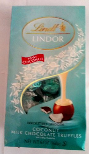 Lindt Lindor Irresistibly Smooth Coconut Milk Chocolate Truffles 6oz