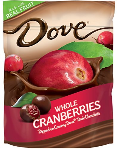 Dove Real Fruit Dipped in Dark Chocolate – Whole Cranberries – 6 oz