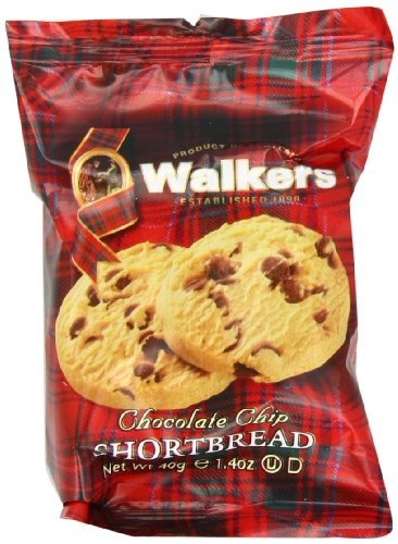Walkers Shortbread Chocolate Chip , 2-Count Cookies (Count of 24)