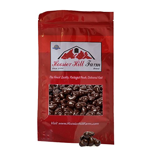 Dark Chocolate Cashews, Hoosier Hill Farm, (1 lb bag)