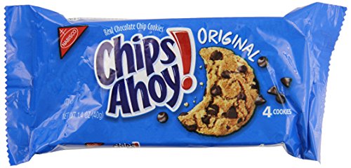 Chips Ahoy! Original Chocolate Chip Cookies, 1.4 Ounce, (Pack of 12)