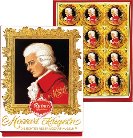 Reber Mozart Kugel – Medium Portrait Box