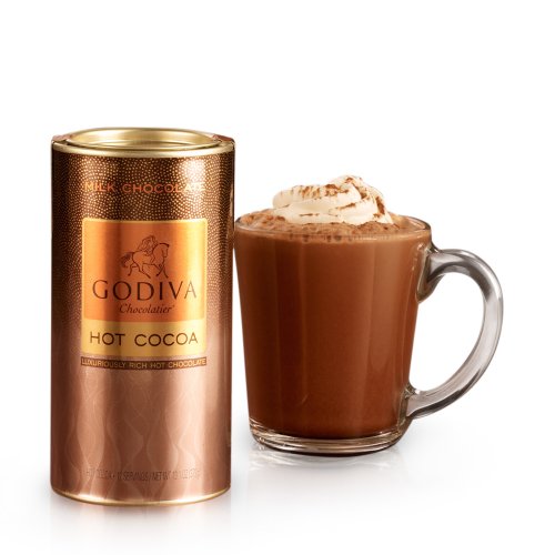 GODIVA Chocolatier Milk Chocolate Hot Cocoa Canister 13.1oz