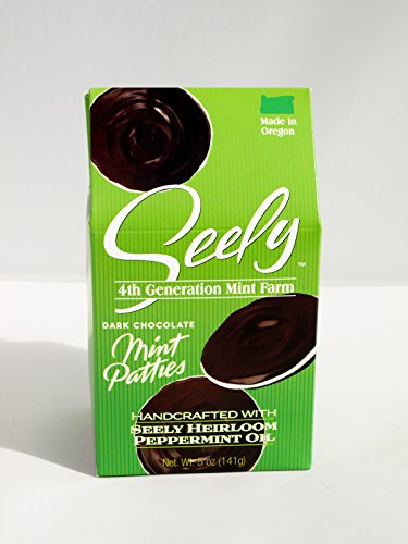 Seely Dark Mint Chocolate Patties 5 Pack Net. Wt. 5 oz (141g)