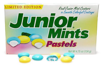Junior Mints Pastels (1 Box) 4 0z