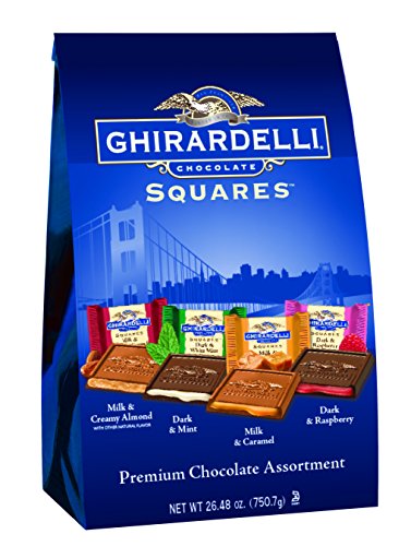 Ghirardelli Squares, Premium Chocolate Assortment 26.48 Ounce, San Fransisco Bag XXL