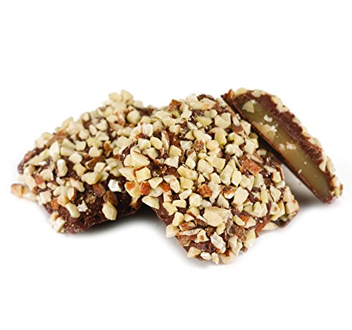 Chocolate Almond Butter Toffee Candy, No Sugar Added, 8 Oz. Bag