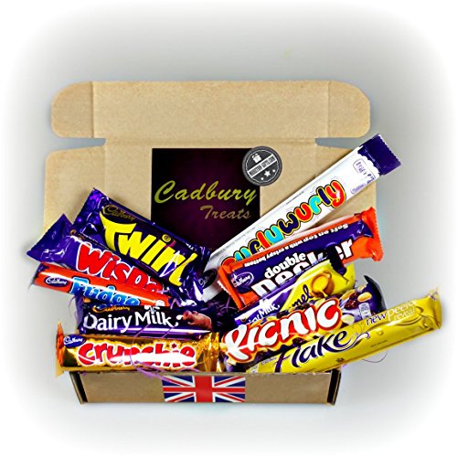 Cadbury Bar Lover’s Mega Chocolate Box – Curly Wurly, Wispa Gold, Picnic, Fudge, Dairy Milk, Caramel, Wispa, Double Decker, Twirl And Crunchie – By Moreton Gifts