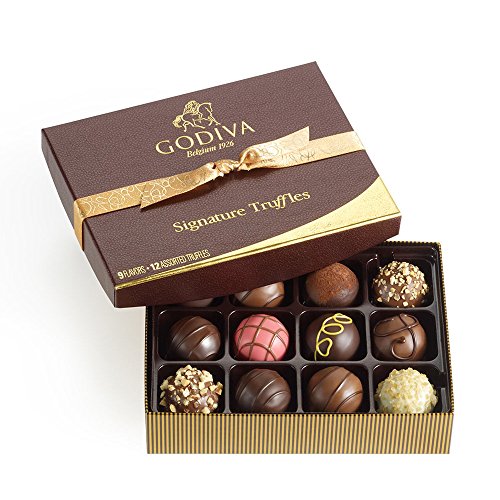 Godiva Chocolatier Signature Chocolate Truffles Gift Box, 8.3 Oz