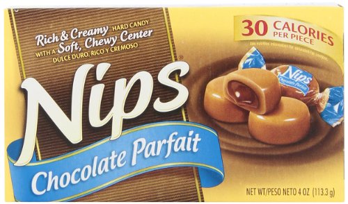 Nips Chocolate Parfait Candy, 4-Ounce (Pack of 12)