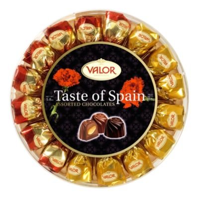 Valor Taste of Spain Chocolate Almond Truffles Gift Box (16 individually wrapped, 5.8 oz/165 g)