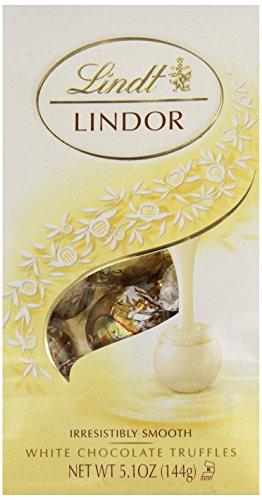 Lindt Lindor White Chocolate Truffle, 5.1 Ounce