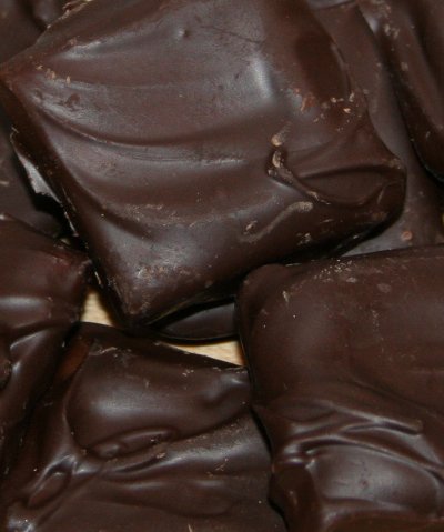 Chocolate Covered Butter Toffee (Dark Chocolate, 2 Pounds) (With a No Melt Guarantee)