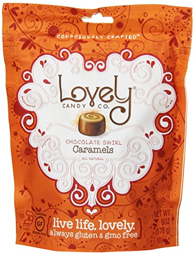 Chewy Candy Caramel Chocolate Swirl, 6 Ounce