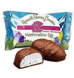 Russell Stover Marshmallow Egg Covered in Milk Chocolate (Pack of 6)