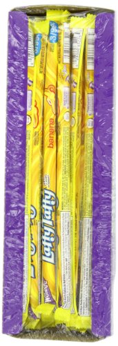 Wonka Laffy Taffy Rope, Banana, 0.81 Ounce Packages (Pack of 24)