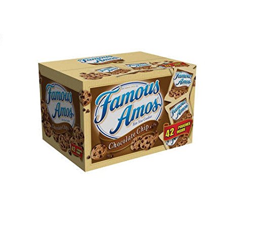 Famous Amos Chocolate Chip Cookies 42-Count, 2-Ounce Package