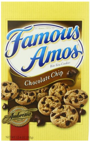 Keebler Famous Amos Chocolate Chip Cookies, 12.4-ounce (Pack of 6)