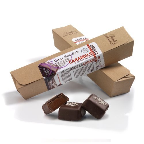 Gray Sea Salt Caramels in Dark Chocolate, 16.8 ounces (6 packs – 6 pcs/pack)