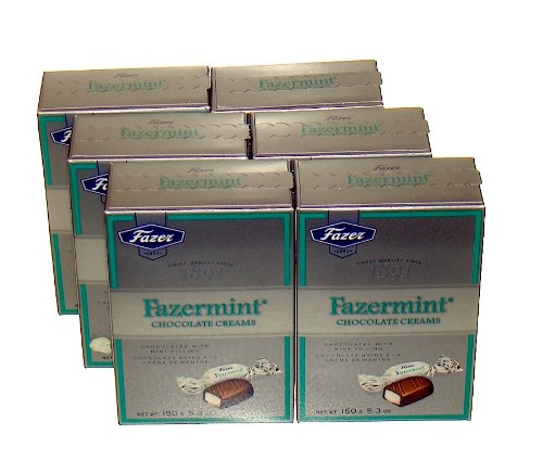6 Pack of Fazer Mints Delicious