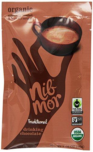 NibMor Drinking Chocolate Mix, Original, 1.05 Ounce (Pack of 6)