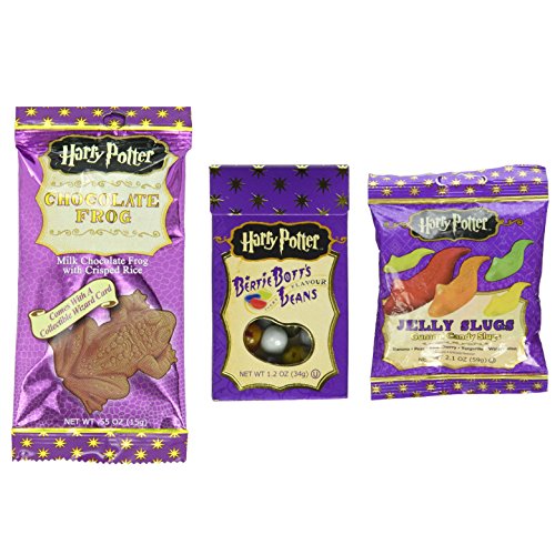 Harry Potter Jelly Belly Bertie Botts, Jelly Slugs, and Chocolate Frog Combo Pack!