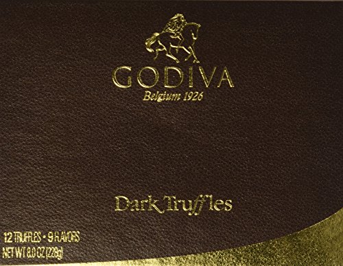 Godiva Dark Chocolate Truffles Gift Box (12pcs)