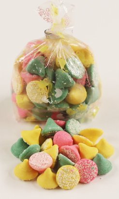 Scott’s Cakes Smooth N Melty Pastel Mints in a 1 Pound Easter Chicks Bag