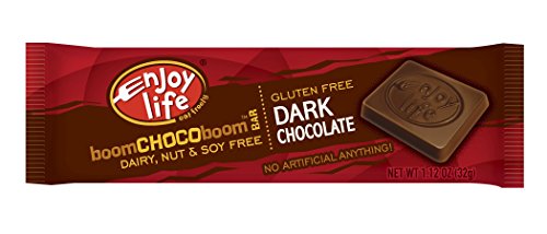 Enjoy Life Boom Choco Boom Bar, Dark Chocolate, Gluten, Dairy, Nut & Soy Free, 1.12 Ounce (Pack of 24)