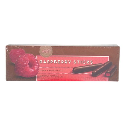Sweet’s Gourmet Raspberry Dark Chocolate Sticks, 10.5oz Box