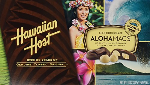 Hawaiian Host The Original chocolate Covered MACADAMIA NUTS BOX 14 OZ (397 g)