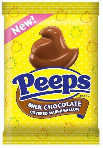 Marshmallow Peeps Milk Chocolate Covered Chicks 8 Pack