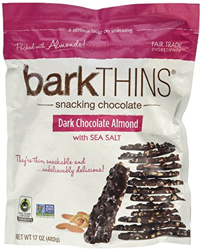 Bark Thins Snacking Chocolate: Dark Chocolate Almond with Sea Salt (17 Oz)