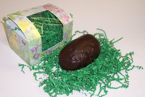 Scott’s Cakes 1/2 Pound Chocolate Walnut Fudge Easter Egg Covered in Dark Chocolate