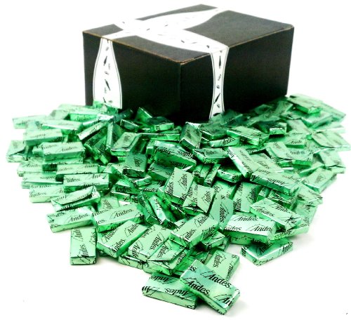 Andes Mint Parfait Thins, 1 Pound of Individually Wrapped Chocolates in a Gift Box