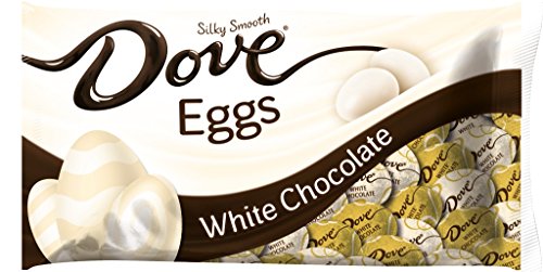 DOVE Easter White Chocolate Candy Eggs 7.94-Ounce Bag